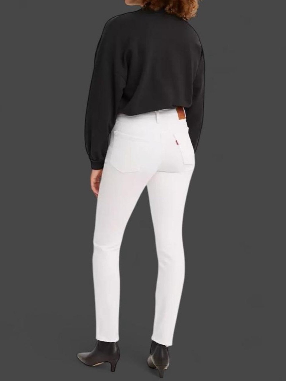 White 501 Skinny Jean